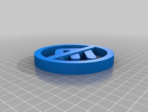 mon personnalisés, cliquez sur la pince bricolage 3d print model - Mito3D