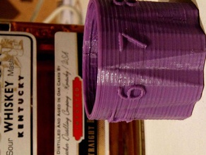 sayaç vurdu diğer alkol kartları kupa tasarım zar içme oyun cam numarası yararlı viski 3d print model - Mito3D