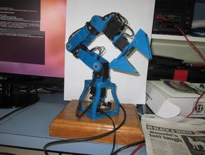 braccio robot ax-12a dynamixel attuatori la robotica arbotix tartaruga bot 3d print model - Mito3D