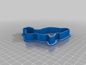 my customized cookie cutter customizer bunny kitchen dining 3d print model - Mito3D