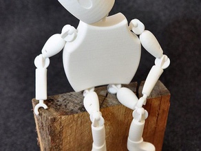 mr clicky criaturas figurine robô brinquedo 3d print model - Mito3D