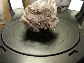 ball paper art makerbotdigitizer scan 3d print model - Mito3D