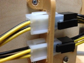 conector de alimentación atx soporte se muestra makerfarm prusa i3 3d la impresora accesorios 3d print model - Mito3D
