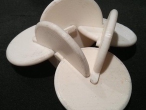 la manipulación espacial de juguete mecánica los juguetes 3d 4d cadena caleidoscopio enlace osm escultura estrés gire twist 3d print model - Mito3D