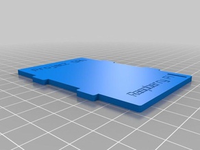 project dan top cover case raspberry pi electronics customized 3d print model - Mito3D