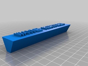 wayne piastra i segni loghi personalizzato 3d print model - Mito3D