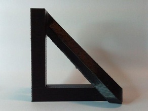eschers penrose triangle oriented fixed math art 3d print model - Mito3D
