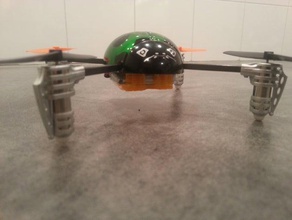 mini quad principale hub qr ladybird v1 rc veicoli 3d print model - Mito3D