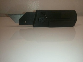 lock blade utility knife hand tools 3d print model - Mito3D