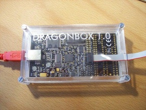 dragonbox 10 other acrylic atmel avr dragon case laser lasercut cutter programmer 3d print model - Mito3D