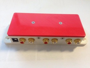 case 3x digital analog converter electronics adapter audio coaxial optical rca 3d print model - Mito3D