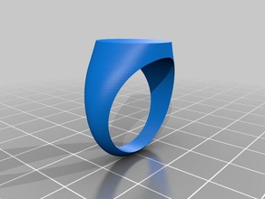 anello con castone gioielli 3d print model - Mito3D