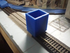 ho scale ballasting tool hobby model train trains 3d print model - Mito3D