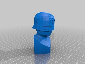 sallet modèle sculptures le casque chevalier 3d print model - Mito3D
