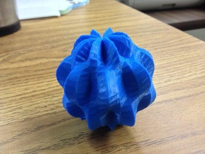 bumpy sphere math 3d print model - Mito3D