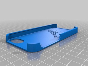 giraffe iphone stencil case accessories customized 3d print model - Mito3D