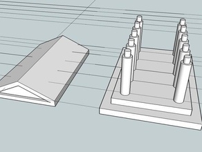mini-Denkmal Gebäude Strukturen 3d print model - Mito3D
