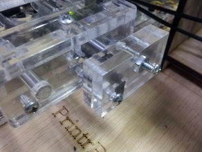 lasercut asse x tenditore printrbot jr 3d la stampante accessori cintura cinghia printerbot 3d print model - Mito3D