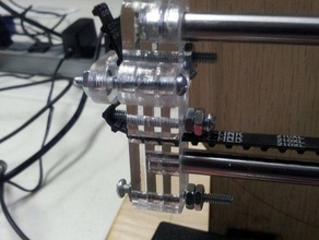 lasercut y-axe tendeur printerbot jr 3d accessoires de la ceinture courroie printrbot 3d print model - Mito3D