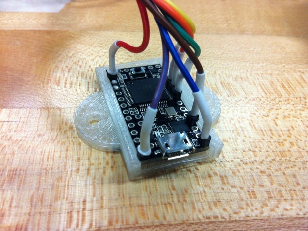 teensy friction mount electronics 3D print model - Mito3D