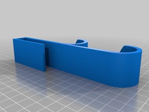 13 milímetros de profundidade porta gancho organização personalizado 3d print model - Mito3D