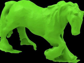 hollow horse 3d printing 3d print model - Mito3D