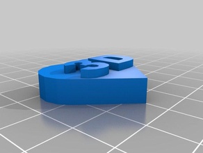 3d heart jewelry 3d print model - Mito3D