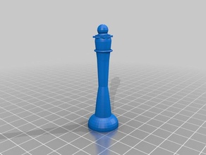 pieza de ajedrez la reina 1 otros 3d print model - Mito3D