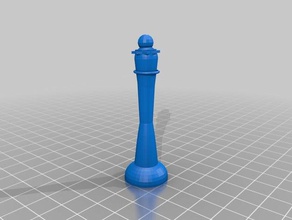 chess piece queen 1 other 3d print model - Mito3D