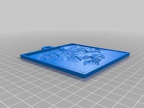 paolo 2 d Kunst angepasst 3d print model - Mito3D