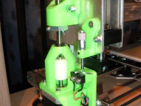 stepper motor micrometre holder 3d printer parts 3drag k8200 3d print model - Mito3D