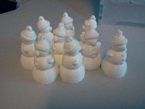pupazzo di neve altri natale ornamento giocattolo 3d print model - Mito3D