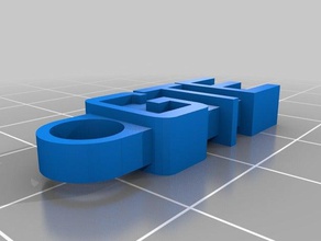 chave gte organização personalizado 3d print model - Mito3D