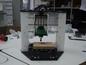 123mill diy cnc desktop milling machine fablab77 3d print model - Mito3D