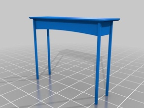 doll house table playsets 3d print model - Mito3D