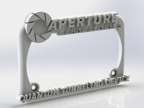 aperture cycle plate frame sport outdoors 3d print model - Mito3D