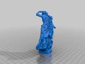 scanned figure art makerbotdigitizer 3d print model - Mito3D