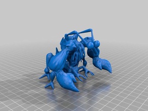 straw eyes creatures cleveland lake erie monster nittee grittee outbreak 3d print model - Mito3D