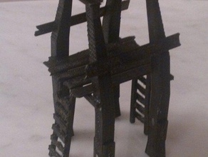 dungeon tower construction toys 28mm frostgrave mordheim terrain warhammer 3d print model - Mito3D