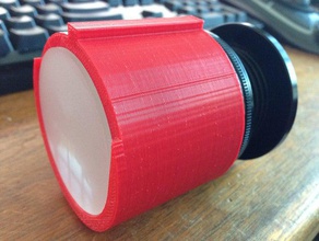 nikon monture f-sol de verre l'adaptateur passe-temps la lentille photographie 3d print model - Mito3D