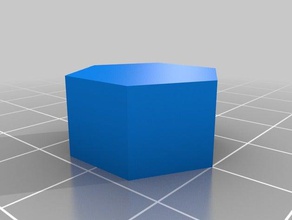hexagonal prisme l'apprentissage 3d print model - Mito3D