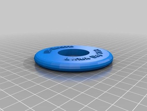 linux dia biscotto esporte ao ar livre personalizado 3d print model - Mito3D