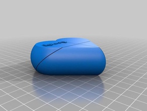 avery2 secret heart box interactive customized 3d print model - Mito3D