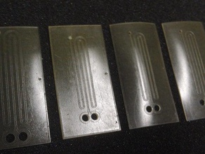 chip de microfluidos la prueba biología 3d diseñado Impreso en pruebas 3d print model - Mito3D