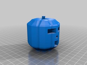 robo jack-o-lantern arredamento personalizzato 3d print model - Mito3D