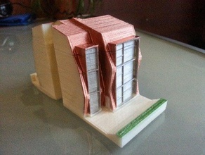 model town house-1200-Skala Gebäude Strukturen 3d print model - Mito3D