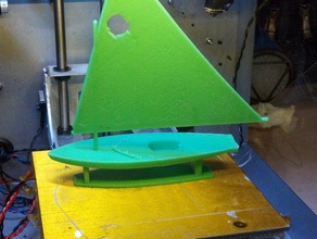 peixe-sol veleiro veículos 3d print model - Mito3D