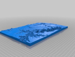 grand canyon de la física astronomía topografía 3d print model - Mito3D