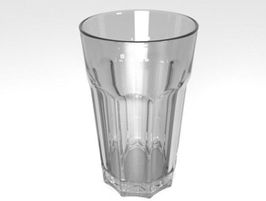 copo de vidro a cozinha jantar o água 3d print model - Mito3D