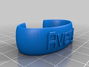 avery les bracelets personnalisé 3d print model - Mito3D